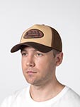 Бейсболка VON DUTCH арт. VD/1/CB/TERRYLOG01  (бежевый / коричневый)